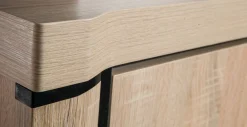 Dąb Sonoma Komoda 97 cm z Szufladami Pojemna Salon DALLAS