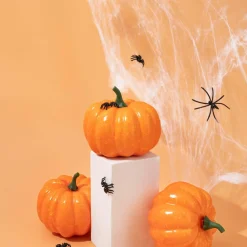 Dekoracja na Halloween pajęczyna z 2 pająkami sieć 3,5 m