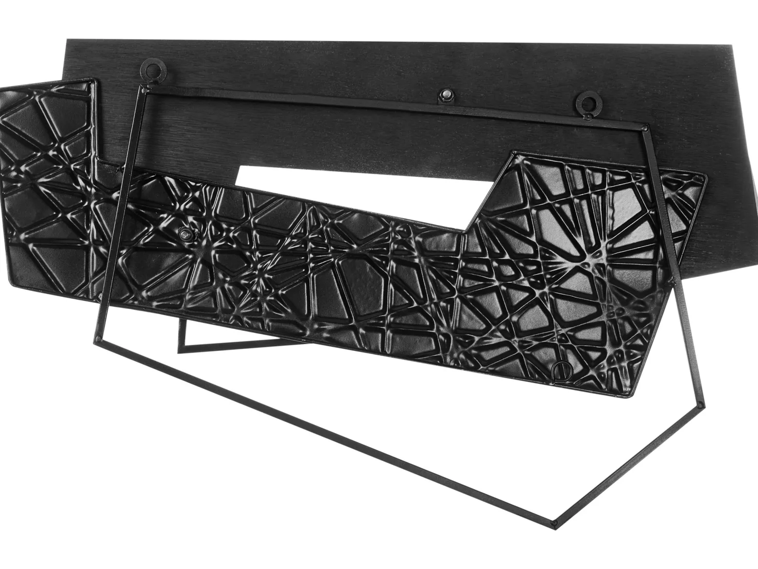 Dekoracja ścienna ENNIS Metal 36 cm Brązowy