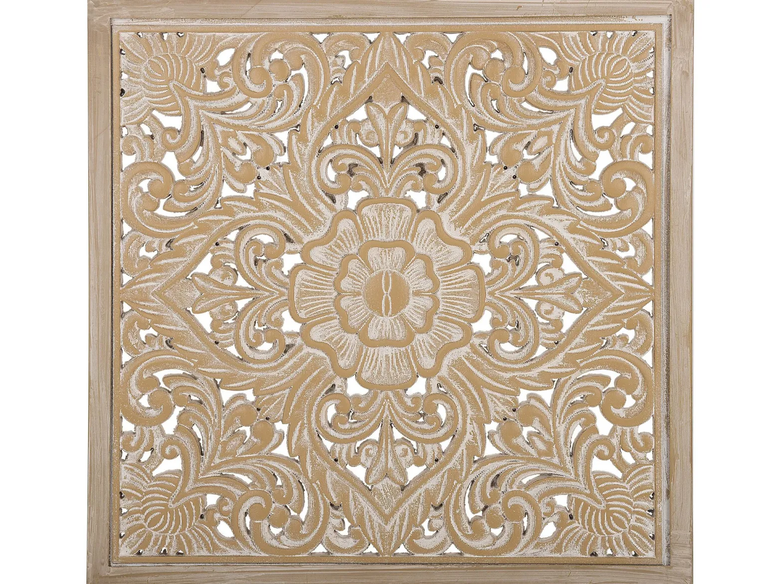 Dekoracja ścienna ornament orient drewno