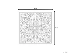 Dekoracja ścienna ornament orient drewno
