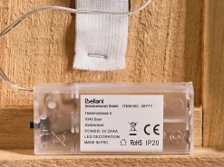 Dekoracja świąteczna LED latarnia jasnobrązowa