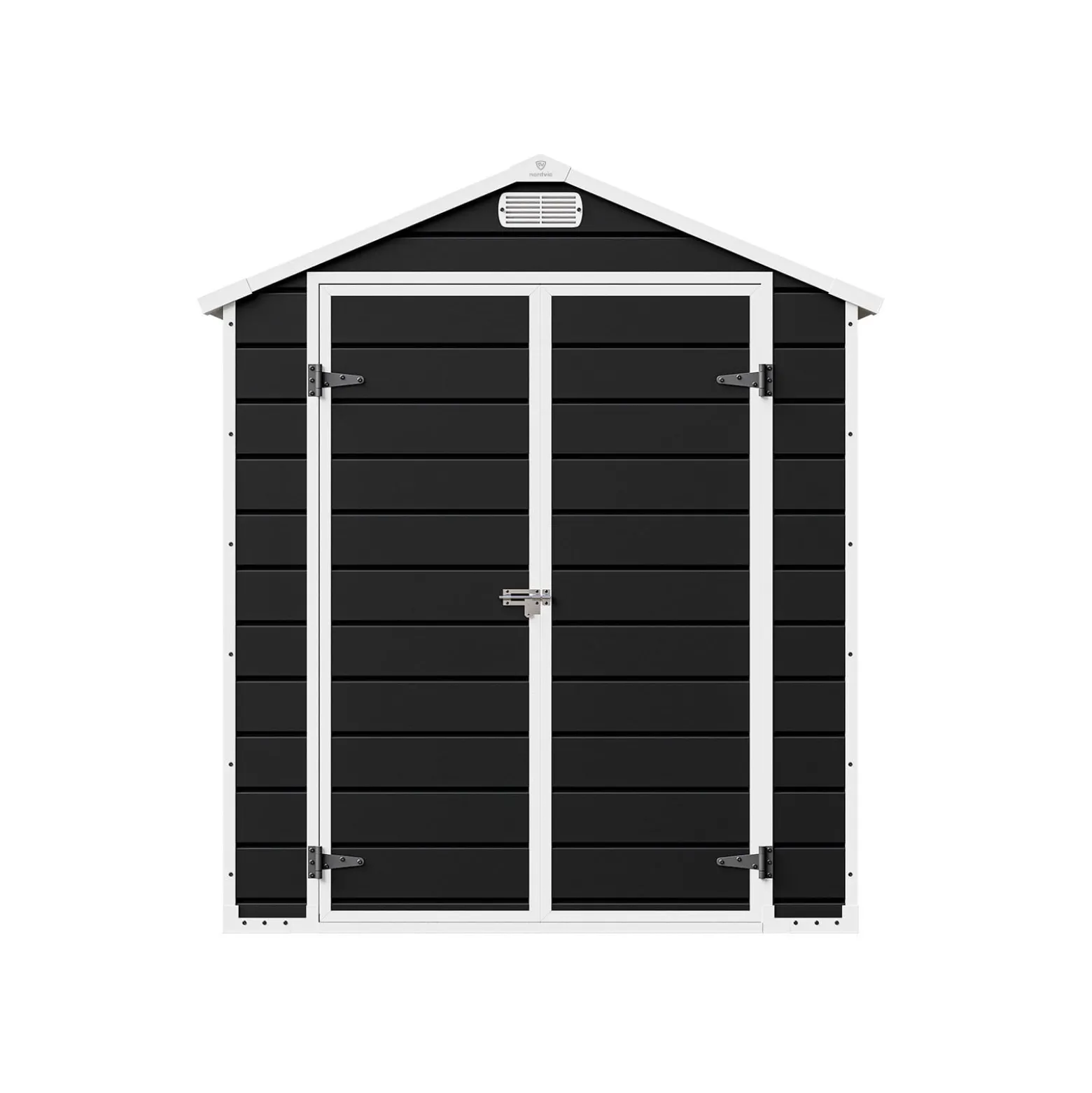 Domek ogrodowy NORDVIC Vidar 194x241 cm, tworzywo, Cold Grey