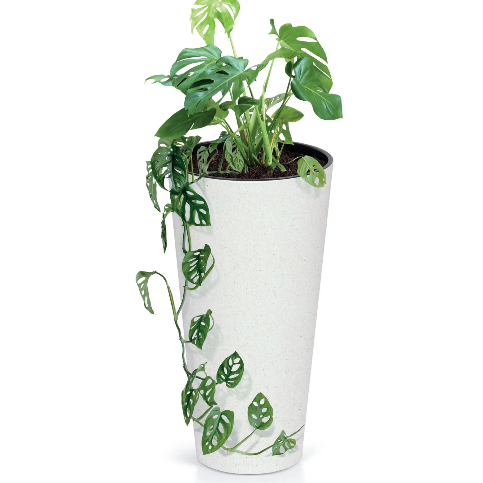 Donica Doniczka Ogrodowa 20 Cm Na Taras Do Ogrodu Domu Eco Wood Biała