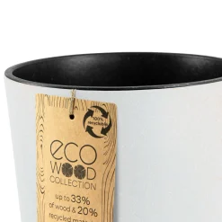 Donica Doniczka Ogrodowa 20 Cm Na Taras Do Ogrodu Domu Eco Wood Biała