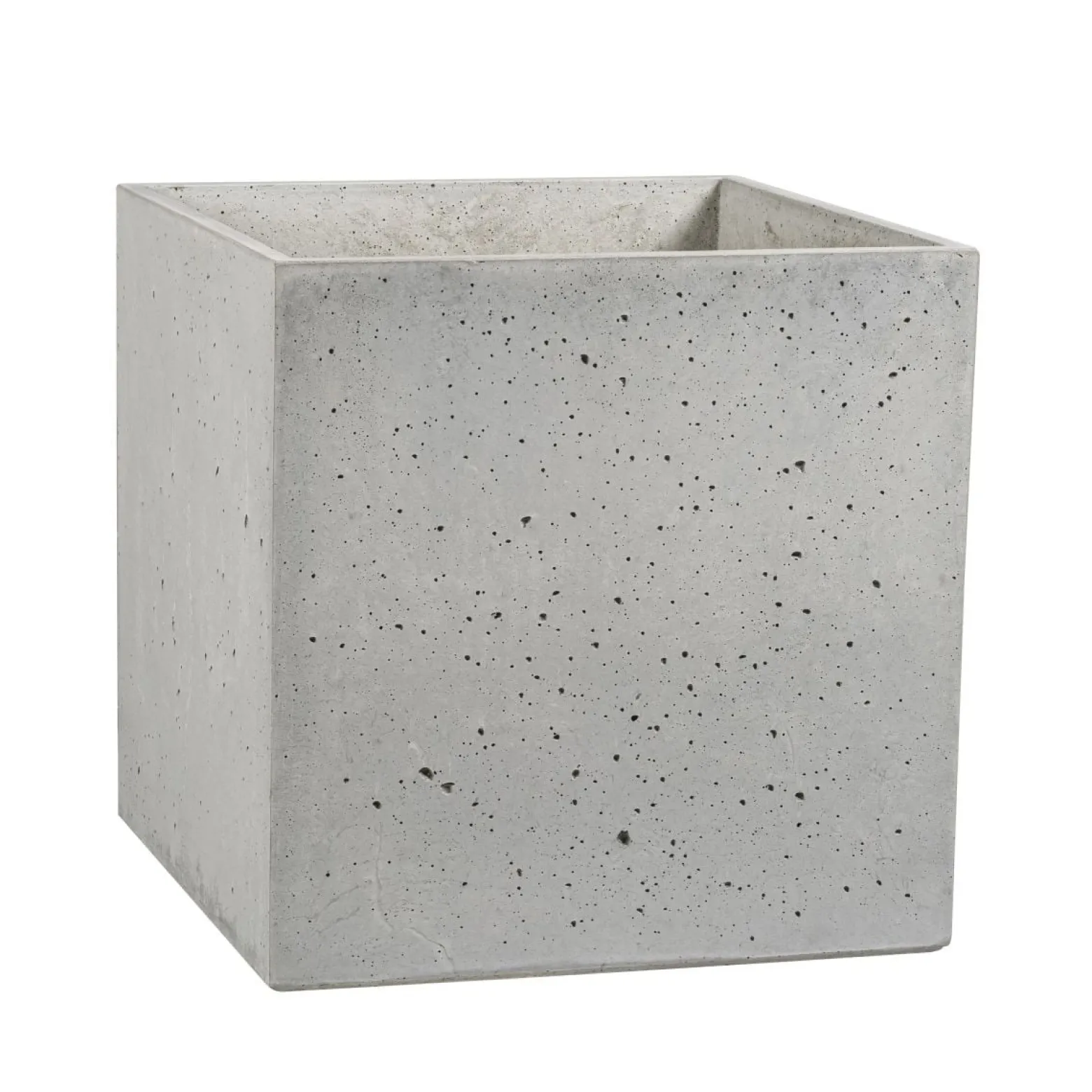 Donica Betonowa Zewnętrzna BLOCK M 60x60x60 szary naturalny