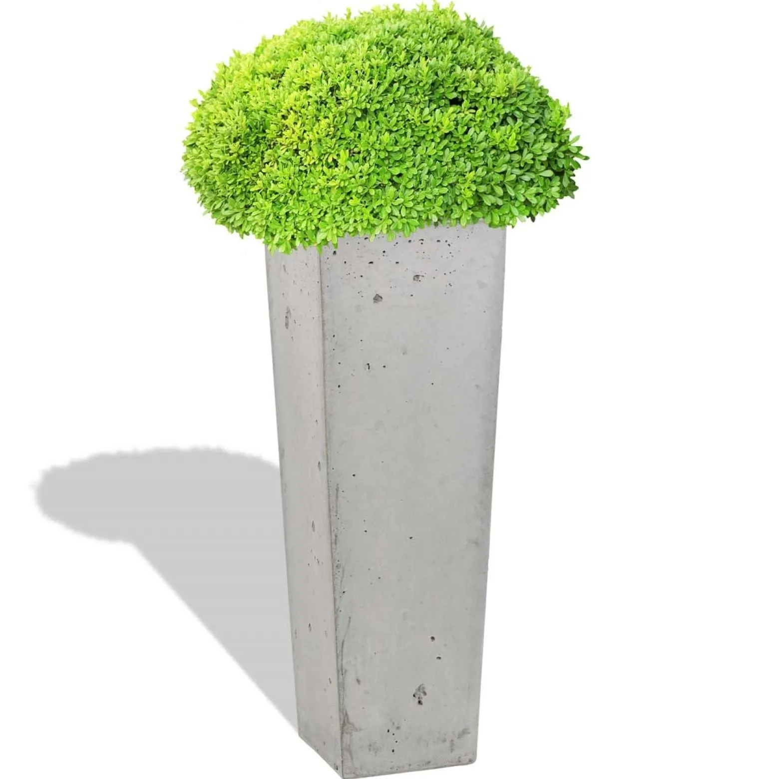 Donica Betonowa Zewnętrzna Zadora CONE L 32x32x93 szary naturalny