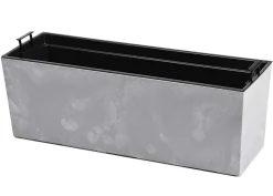 Donica Bouquet szary beton 56xh19 cm
