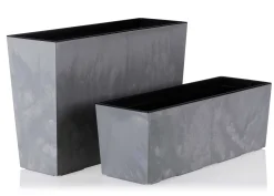 Donica Bouquet szary beton 56xh19 cm