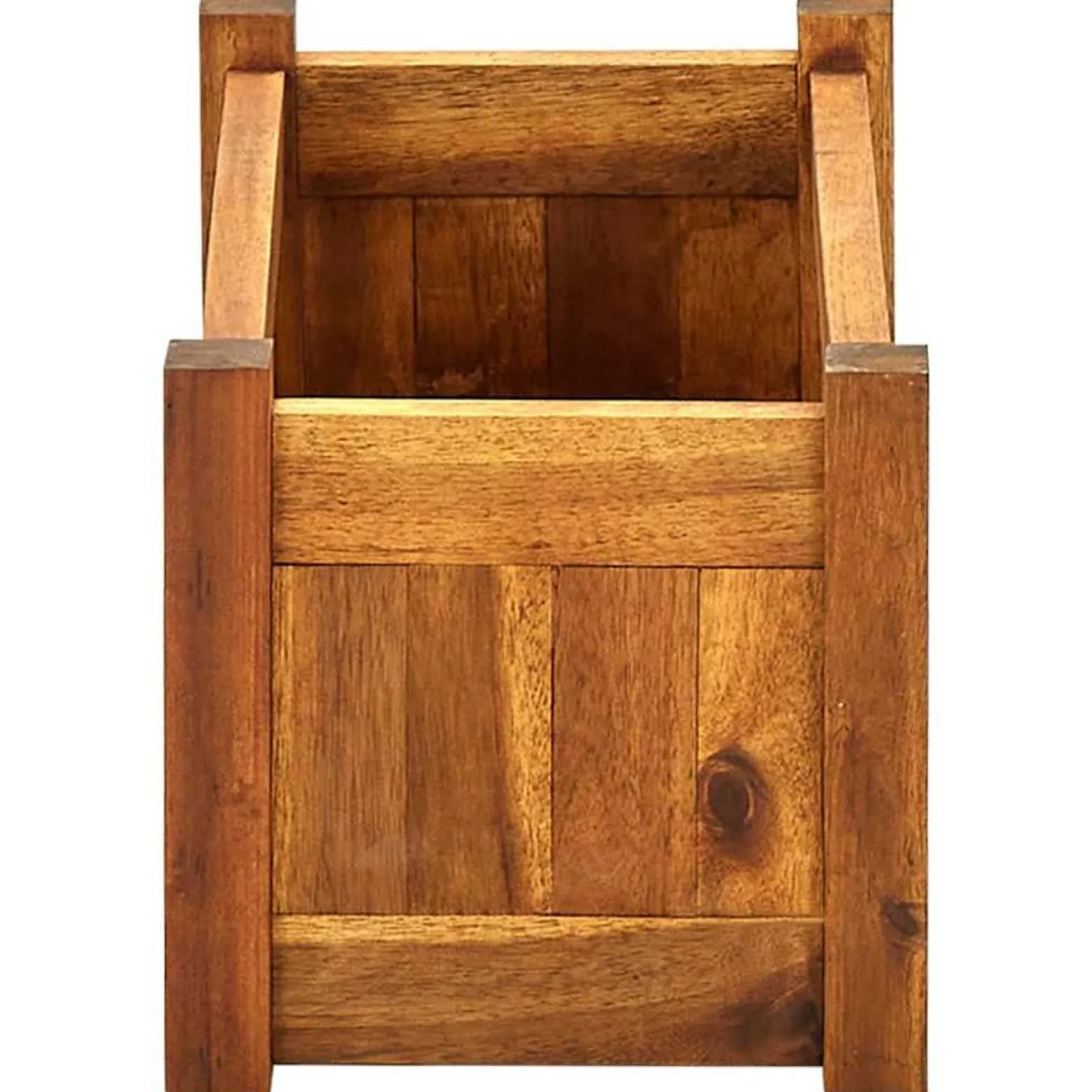 Donica Brąz 50 x 25 x 25 cm Drewno vidaXL