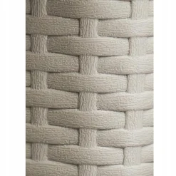 Doniczka balkonowa rattanowa karmelowa 40 cm