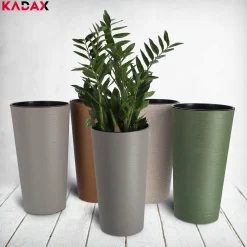 Doniczka Osłonka Donica Na Kwiaty Kolory 30cm Eko