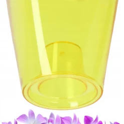 Doniczka Osłonka Na Storczyk Kwiaty Żółta 12cm