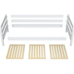 Drewniane łóżko sofa z szufladą N01