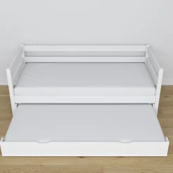 Drewniane łóżko sofa z szufladą na materac N01