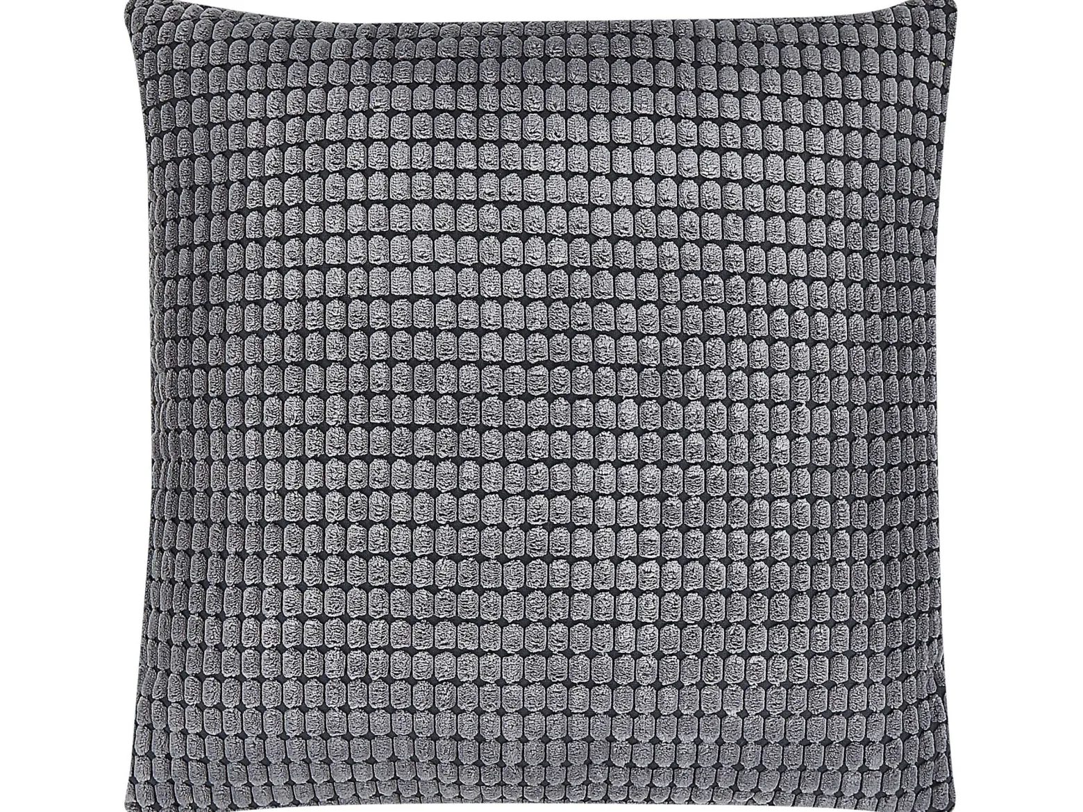 Dwie poduszki ozdobne 45x45 welurowe szare