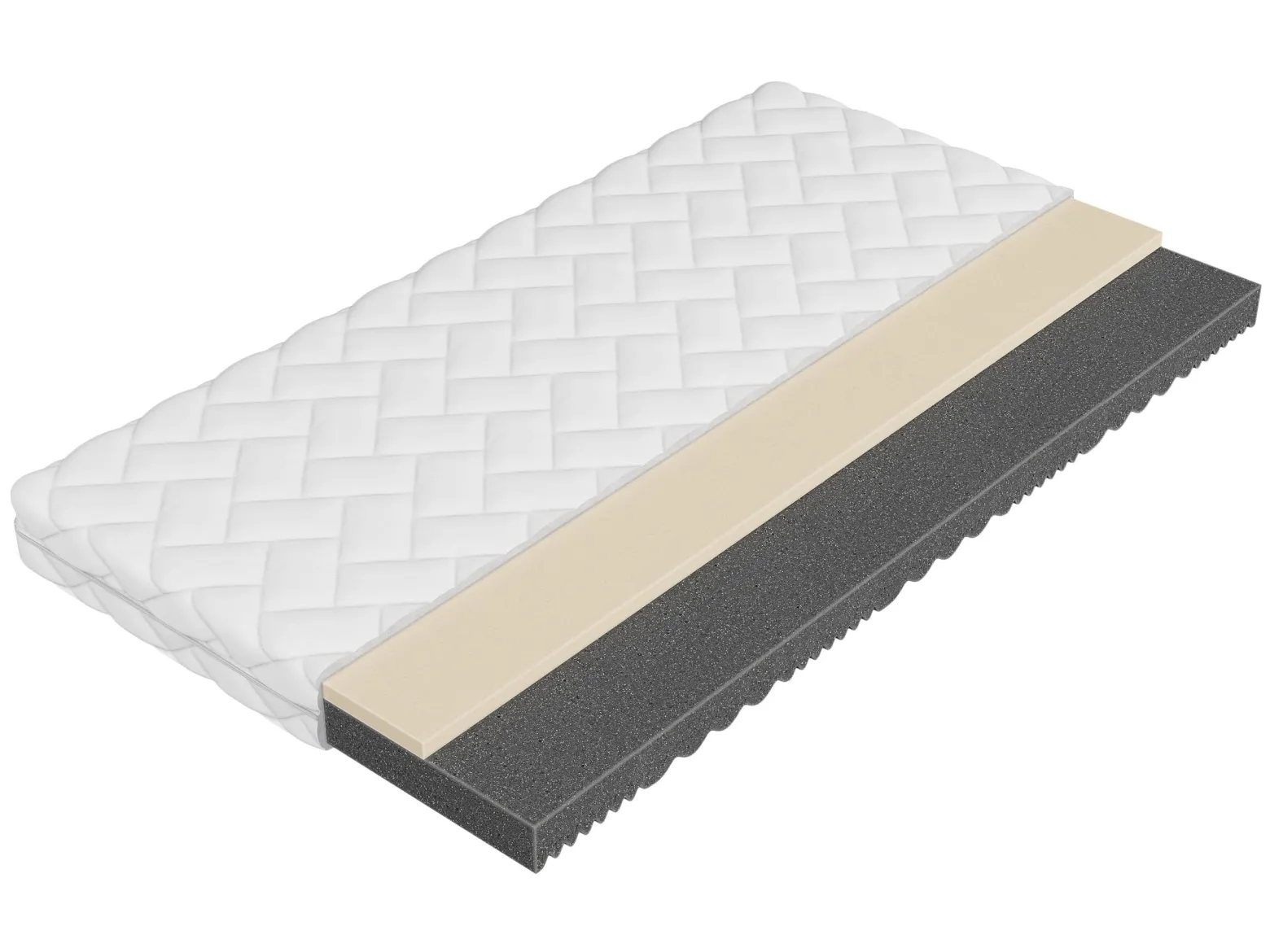 Dwustronny materac piankowy Uno 13 cm