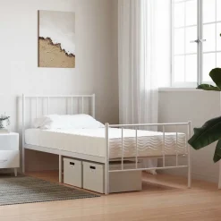 Dziecięcy materac piankowy biały 80x160 cm twardość H2/H3