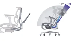 Ergonomiczny fotel Scorpio brązowy skóra naturalna