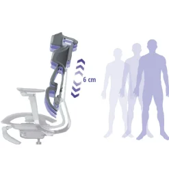 Ergonomiczny fotel Scorpio brązowy skóra naturalna
