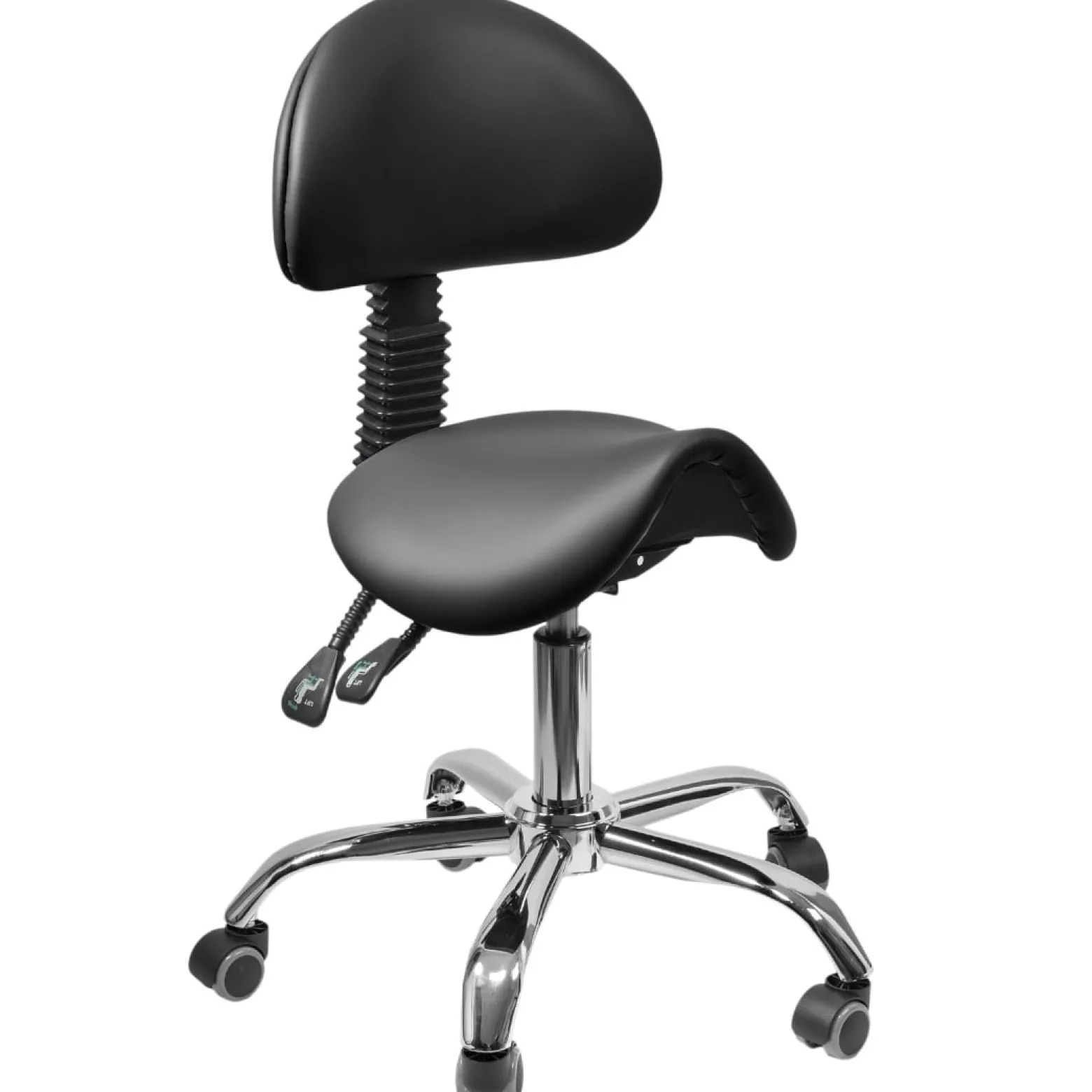 Ergonomiczny hoker regulowany SELLA 1 czarny