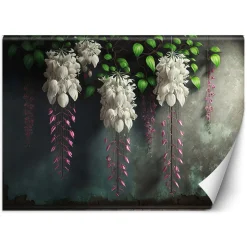 Feeby Fototapeta, Zwisające kwiaty beton 150x105