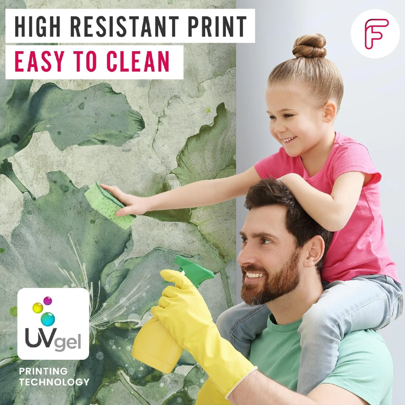 Feeby Fototapeta, Tropikalne liście fioletowe 150x105