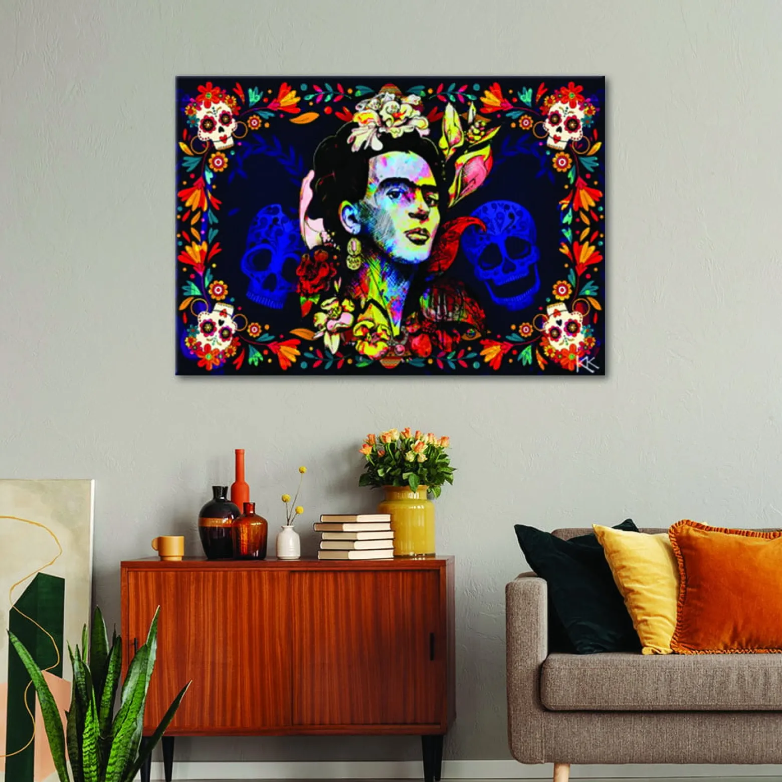 Feeby Obraz, Los Muertos Frida Kahlo 60x40