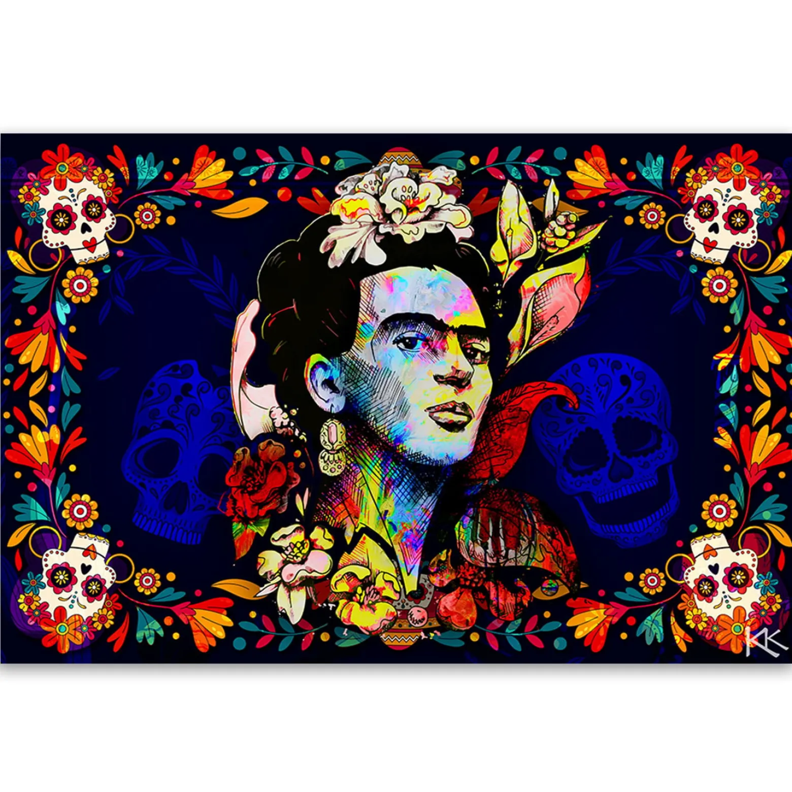 Feeby Obraz, Los Muertos Frida Kahlo 60x40