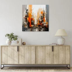 Feeby Obraz, Miasto Miejska Abstrakcja 30x30
