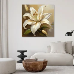 Feeby Obraz na płótnie, Lilie 3D 30x30