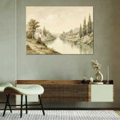 Feeby Obraz na płótnie, Sepia Krajobraz Natura 60x40