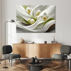 Feeby Obraz na płótnie, Storczyki abstrakcyjne 3D 60x40
