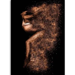 Feeby Obraz, Piękna kobieta w złotym pyle 40x60
