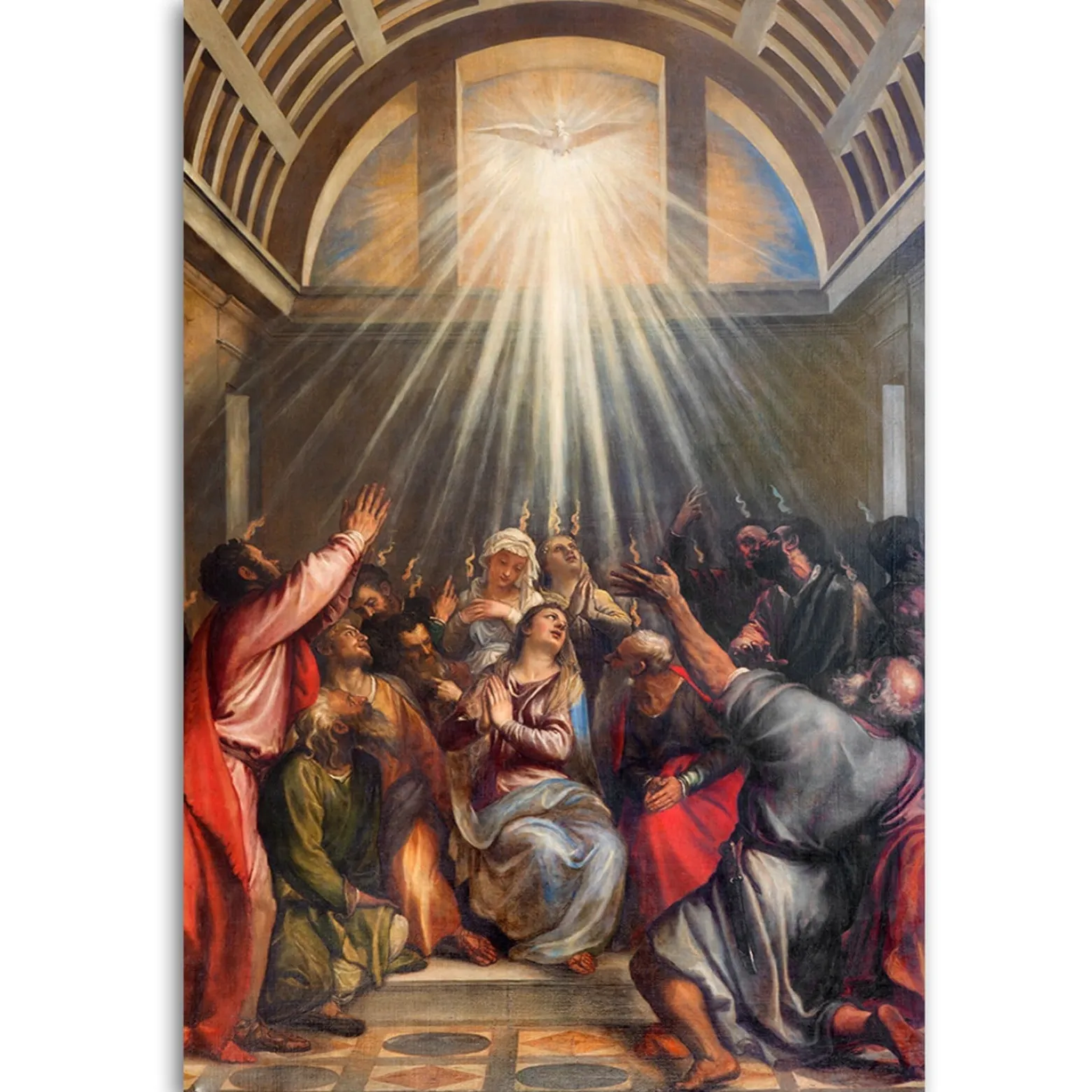 Feeby Obraz Zesłanie Ducha Świętego Tycjan Wenecja 40x60