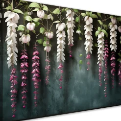 Feeby Obraz, Zwisające kwiaty wisteria 60x40