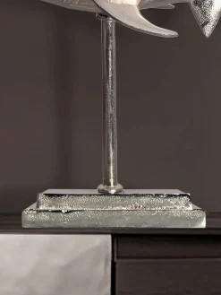 Figurka dekoracyjna Rekin Aluminium Maritim 70 cm Metalowa Dekoracja