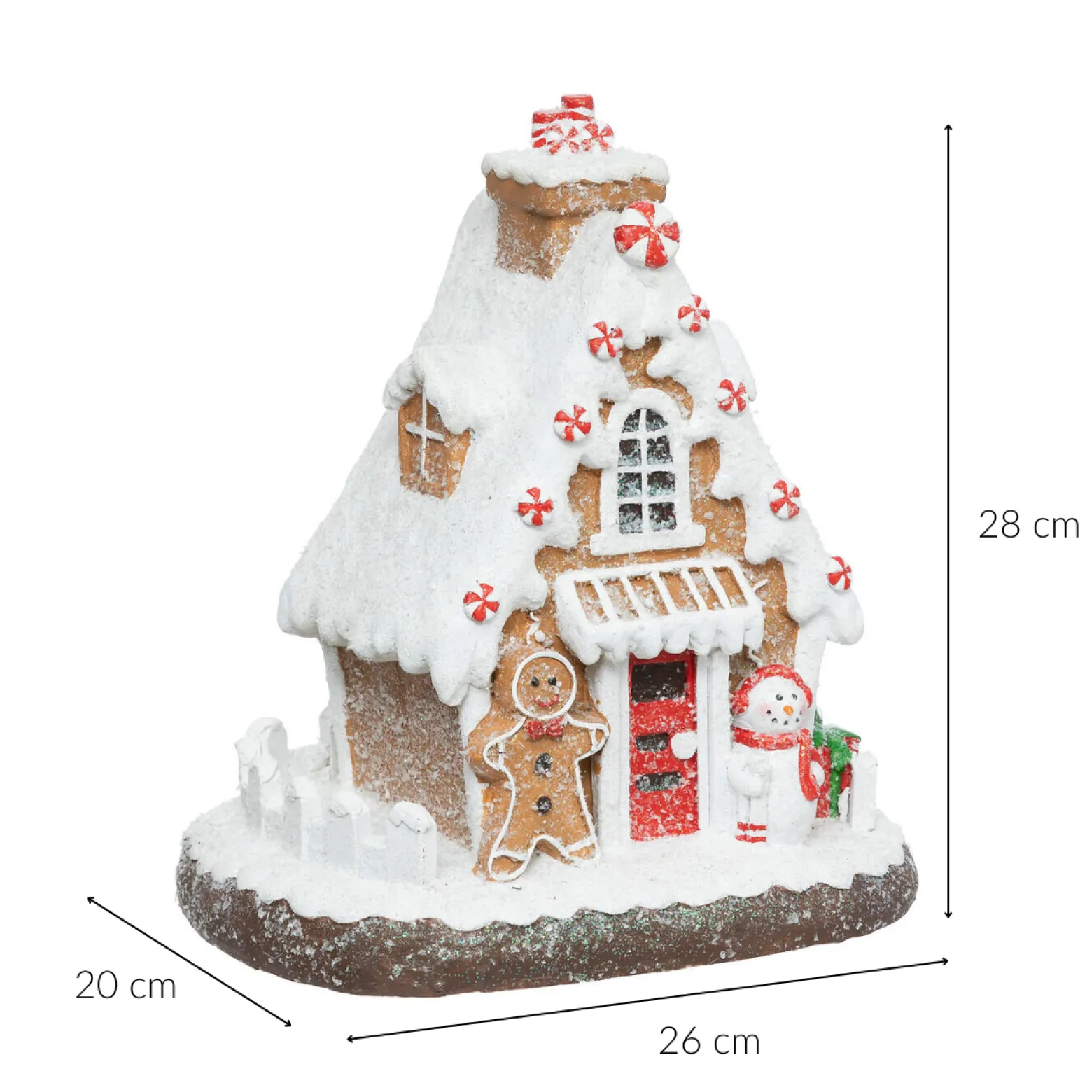 Figurka domek z piernika, 28 cm