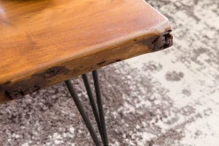 FineBuy Stolik kawowy drewno brązowy