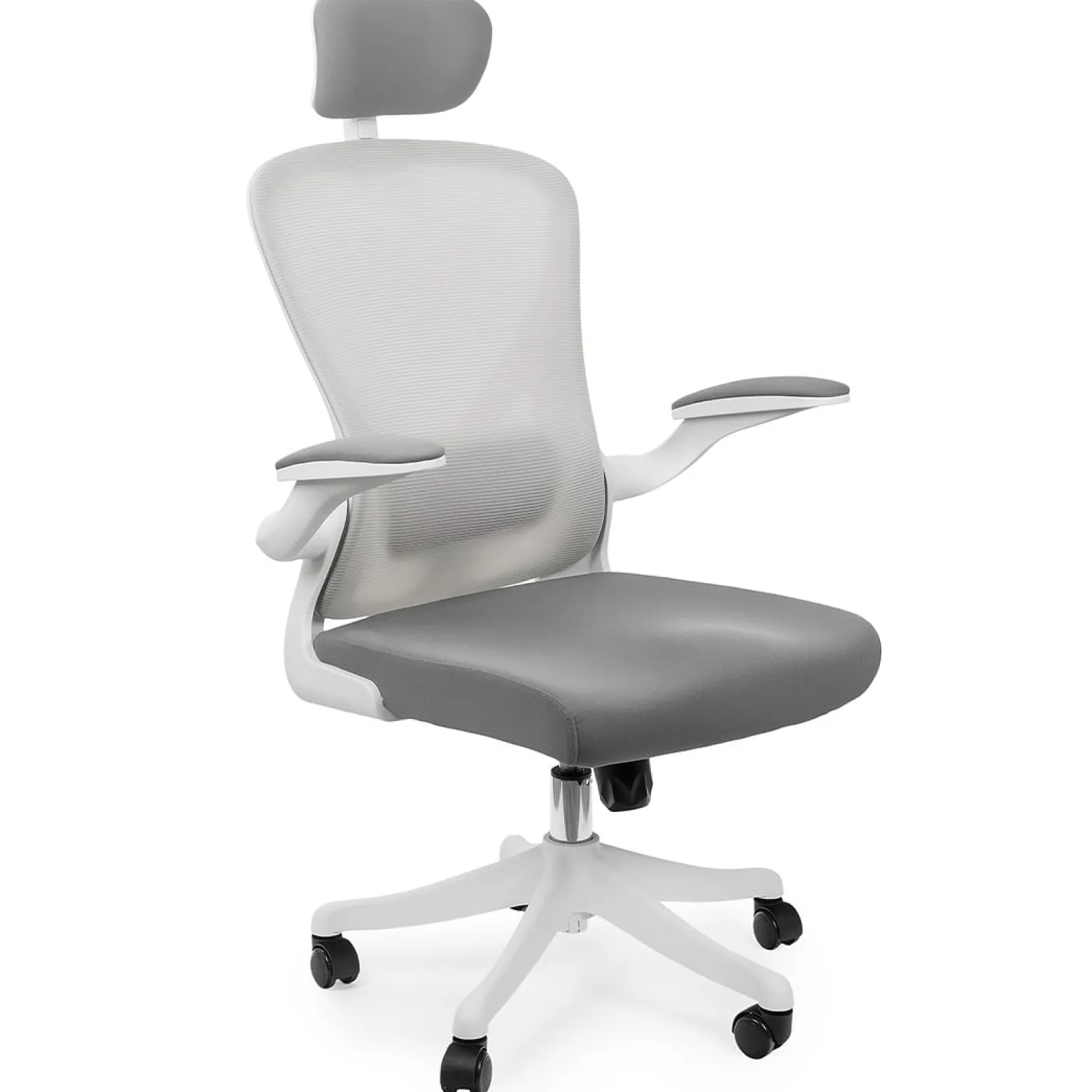Fotel biurowy obrotowy ARON White