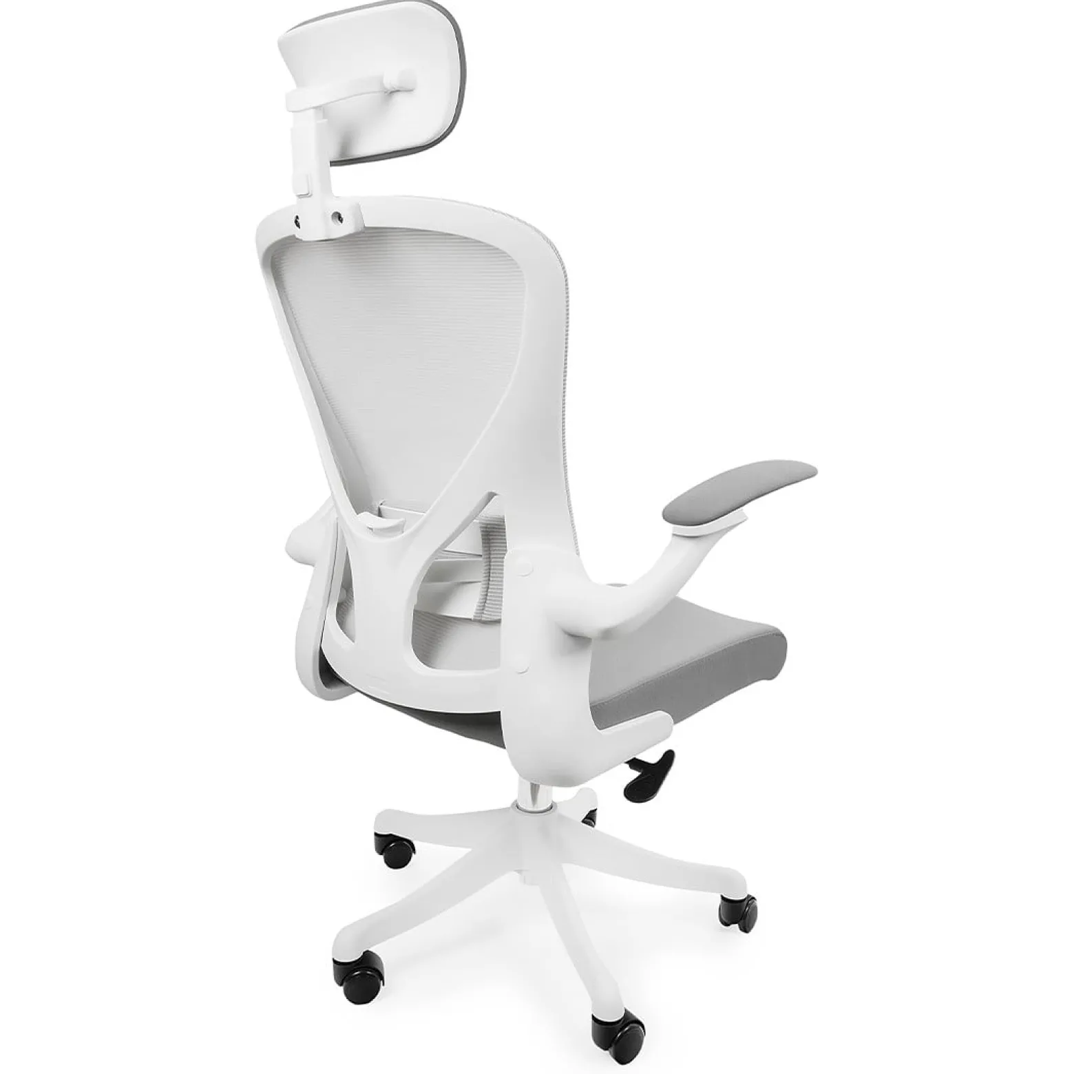 Fotel biurowy obrotowy ARON White