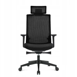 Fotel biurowy ergonomiczny Fifth czarny/czarny