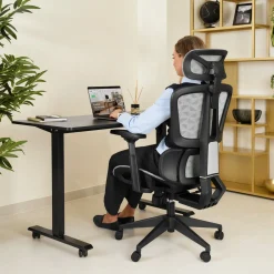 Fotel ergonomiczny biurowy obrotowy di volio Preda