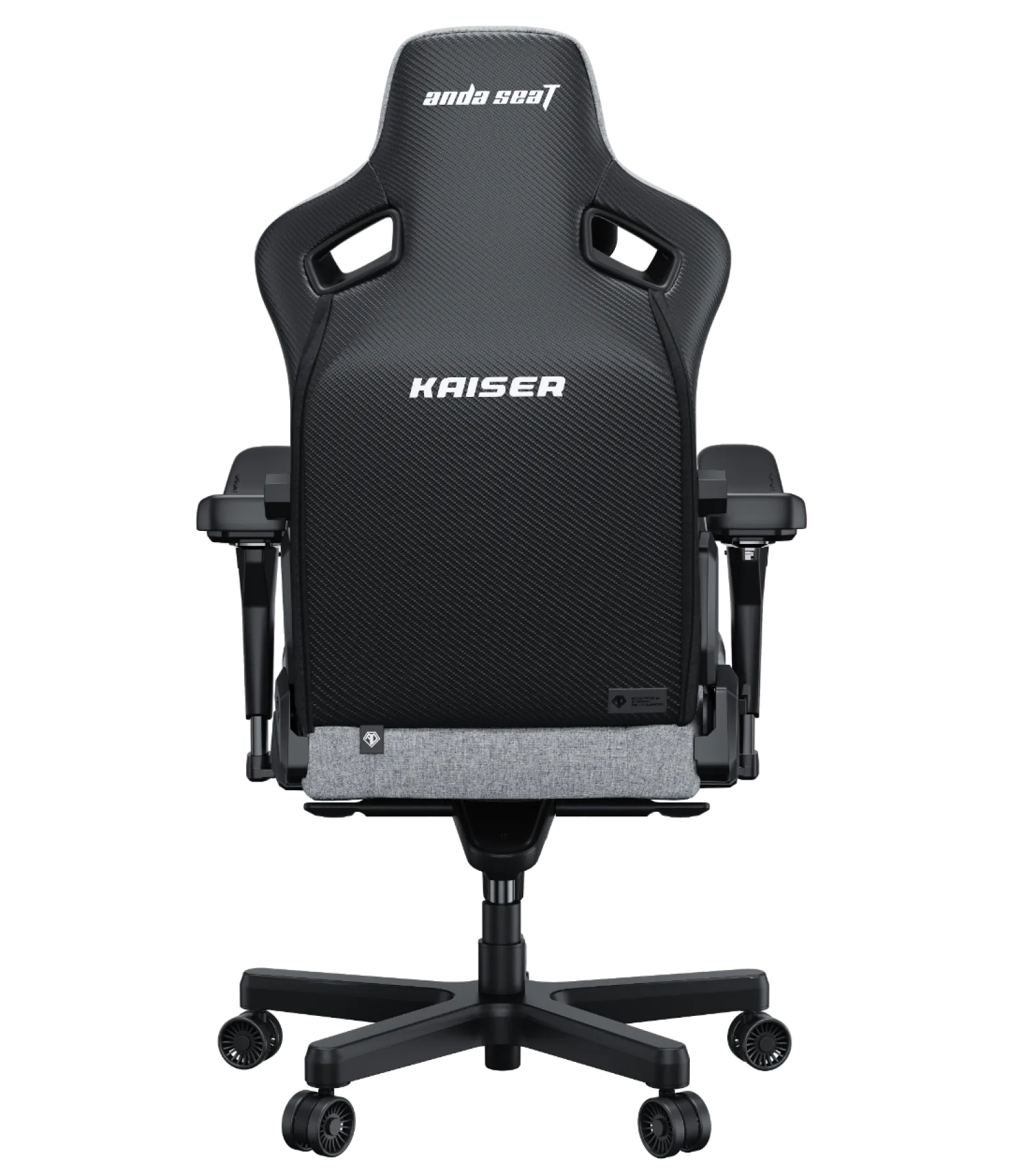 Fotel gamingowy Kaiser 3 PRO XL Anda Seat materiałowy szary