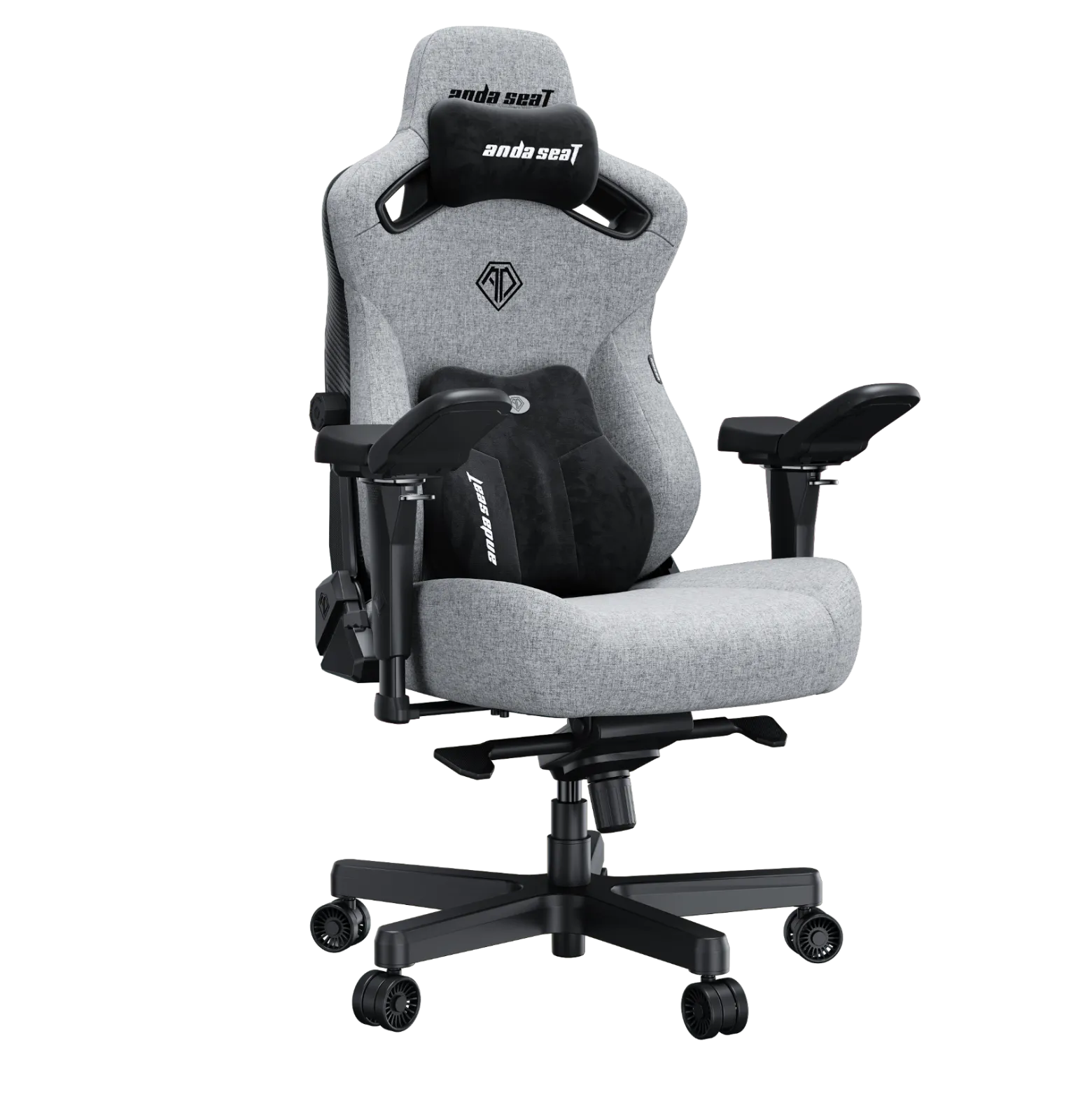 Fotel gamingowy Kaiser 3 PRO XL Anda Seat materiałowy szary