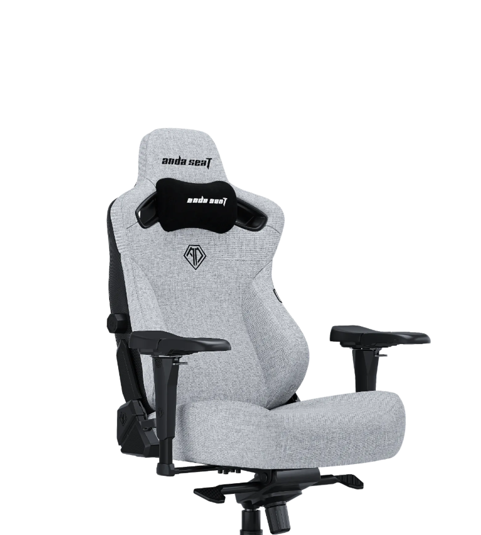 Fotel gamingowy Kaiser 3 PRO XL Anda Seat materiałowy szary