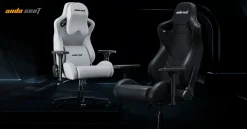 Fotel gamingowy materiałowy Kaiser 2 Frontier ciemnoszary XL