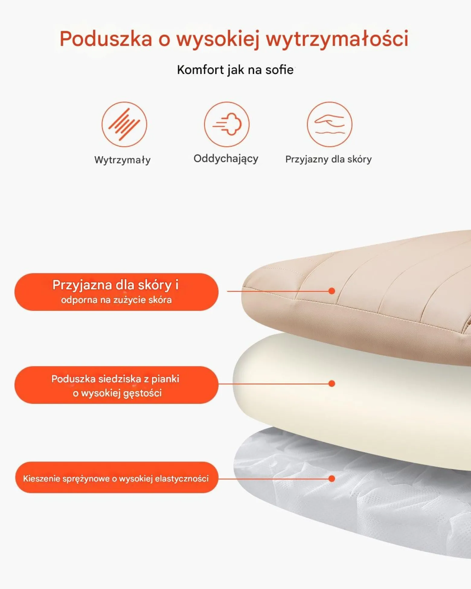 Fotel managerski biurowy brązowy z podnóżkiem – regulowane podłokietniki