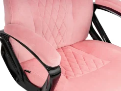 Fotel obrotowy do biurka SPIDER PINK ALCANTARA