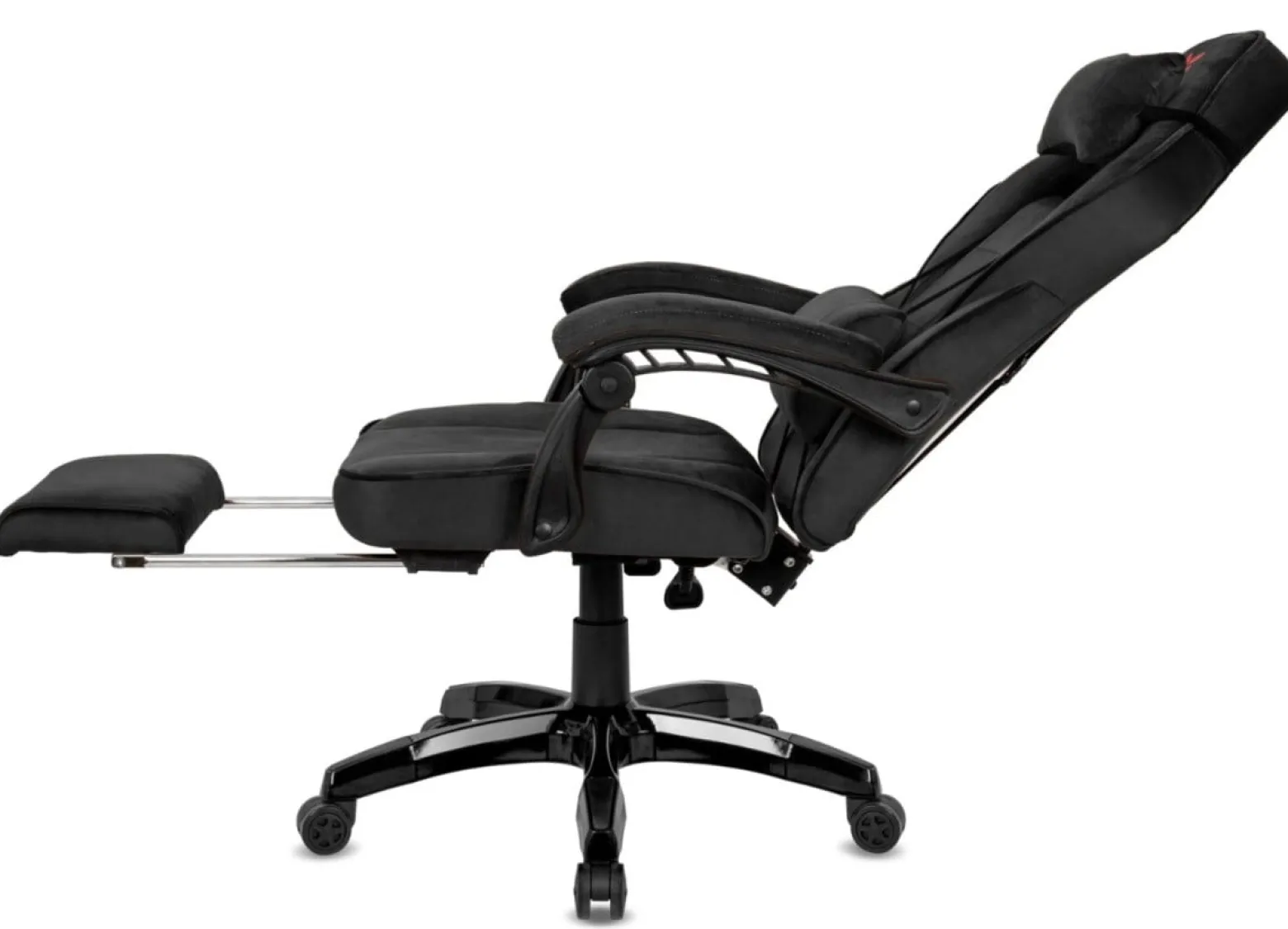 Fotel obrotowy do biurka TITAN BLACK ALCANTARA PRO